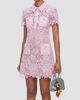 Self-Portrait Women's Lace Button-Front Mini Dress - 6