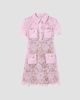 Self-Portrait Women's Lace Button-Front Mini Dress - 7