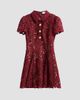 Self-Portrait Women's Lace Mini Shirtdress - 1