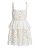 Self-Portrait Women's Lace Tiered Peplum A-Line Minidress - 1