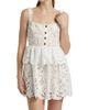 Self-Portrait Women's Lace Tiered Peplum A-Line Minidress - 3