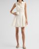 Self-Portrait Women's Linen Sleeveless Mini Shirtdress - 2