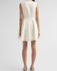Self-Portrait Women's Linen Sleeveless Mini Shirtdress - 3