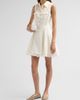 Self-Portrait Women's Linen Sleeveless Mini Shirtdress - 4