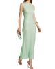 Self-Portrait Women's Mint Rhinestone Mesh Maxi Dress - 2