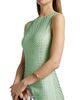 Self-Portrait Women's Mint Rhinestone Mesh Maxi Dress - 6