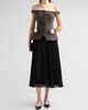 Self-Portrait Women's Off-the-Shoulder Chiffon Midi Dress - 2