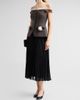 Self-Portrait Women's Off-the-Shoulder Chiffon Midi Dress - 4