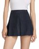 Self-Portrait Women's Pleated Suede Miniskirt - 3