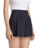 Self-Portrait Women's Pleated Suede Miniskirt - 4