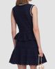 Self-Portrait Women's Pointelle Knit Peplum Mini Dress - 3
