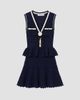 Self-Portrait Women's Pointelle Knit Peplum Mini Dress - 7