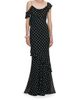 Self-Portrait Women's Polka Dot Georgette Maxi Dress - 2