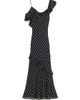 Self-Portrait Women's Polka Dot Georgette Maxi Dress - 6