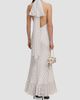 Self-Portrait Women's Polka Dot Halterneck High-Low Maxi Dress - 3