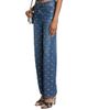 Self-Portrait Women's Printed Straight-Leg High-Rise Jeans - 4