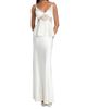 Self-Portrait Women's Satin Georgette Lace-Trimmed Maxi Dress - 3