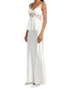 Self-Portrait Women's Satin Georgette Lace-Trimmed Maxi Dress - 4