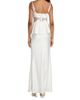 Self-Portrait Women's Satin Georgette Lace-Trimmed Maxi Dress - 5