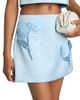Self-Portrait Women's Sequin Flower Satin Miniskirt - 6