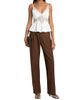 Self-Portrait Women's Sheer Laced Satin Top - 2