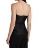 Self-Portrait Women's Taffeta Belted Strapless Top - 5