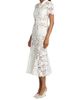 Self-Portrait Women's Tie-Waist Lace A-Line Midi-Shirtdress - 4