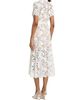Self-Portrait Women's Tie-Waist Lace A-Line Midi-Shirtdress - 5