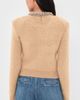 Self Portrait Self Portrait Beaded Knit Sweater Brown - 3