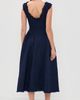 Self Portrait Self Portrait Boucle Midi Dress Navy - 3