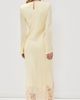 Self Portrait Self Portrait Lace Hem Maxi Dress Yellow - 3
