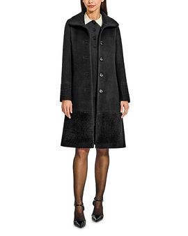 Sentaler Sentaler Boucle Empire Waist A Line Coat