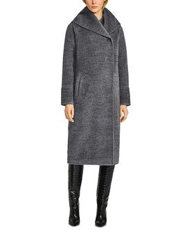 Sentaler Sentaler Boucle Long Hooded Coat