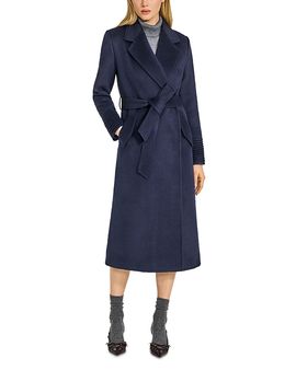 Sentaler Sentaler Long Notch Collar Wrap Coat