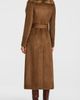 SENTALER SENTALER Suri Alpaca & Wool Maxi Coat with Genuine Alpaca Shearling Collar - 2