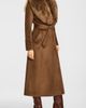 SENTALER SENTALER Suri Alpaca & Wool Maxi Coat with Genuine Alpaca Shearling Collar - 3