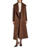 Sentaler Sentaler Textured Suri Alpaca & Wool Shawl Collar Wrap Coat - 1