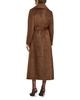 Sentaler Sentaler Textured Suri Alpaca & Wool Shawl Collar Wrap Coat - 3
