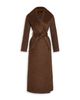Sentaler Sentaler Textured Suri Alpaca & Wool Shawl Collar Wrap Coat - 5
