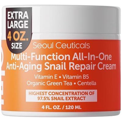 Seoul Ceuticals Seoul Ceuticals Korean Skincare Multi-Funcion All-In-One Anti Aging Snail Repair Cream