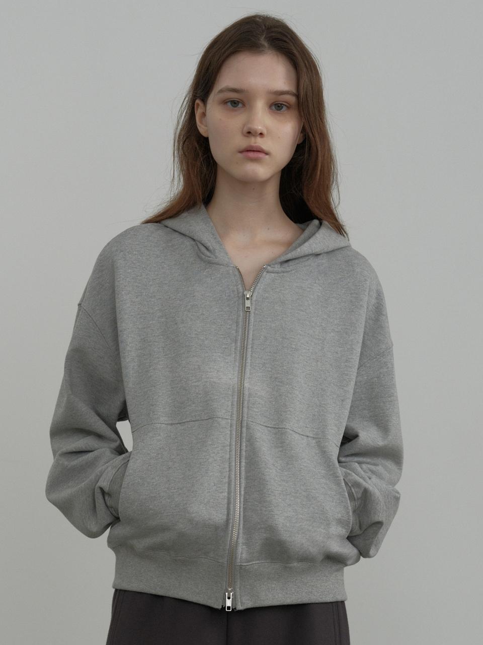 septim CLASSIC HOODIE ZIP UP_GREY