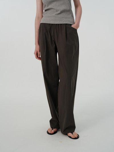 septim DEEP POCKET BANDING PANTS_MUD