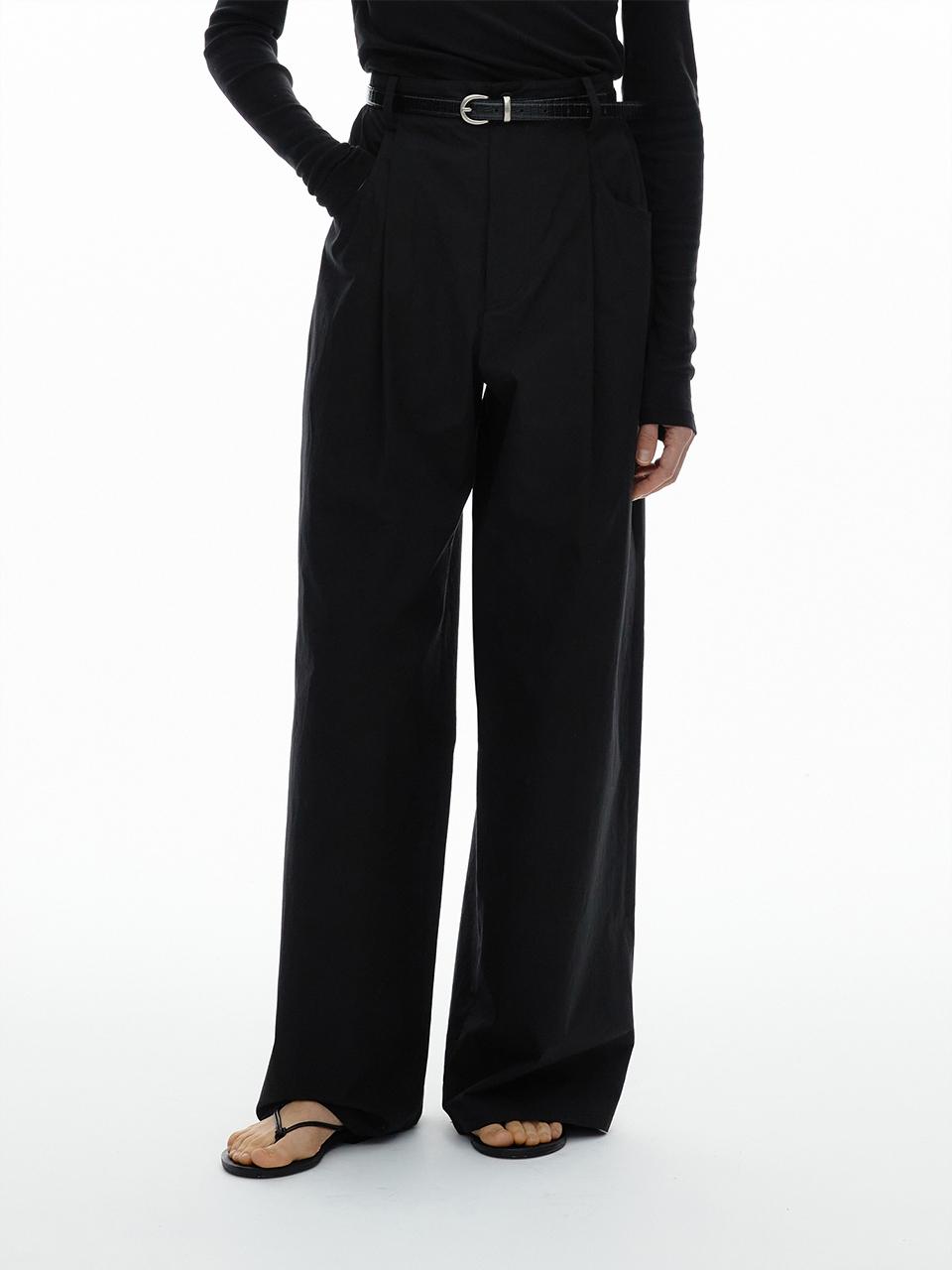 septim DEEP POCKET COTTON PANTS_BLACK