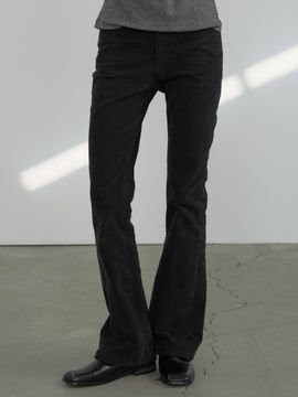 septim SUEDE BOOTSCUT PANTS_BLACK