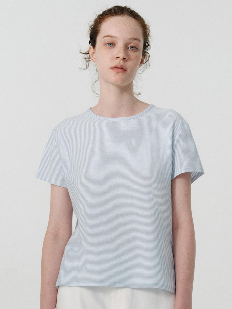 septim SUMMER STRIPE TEE_SKY
