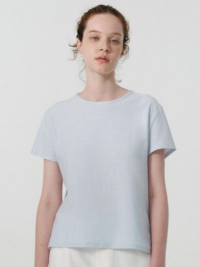 septim SUMMER STRIPE TEE_SKY