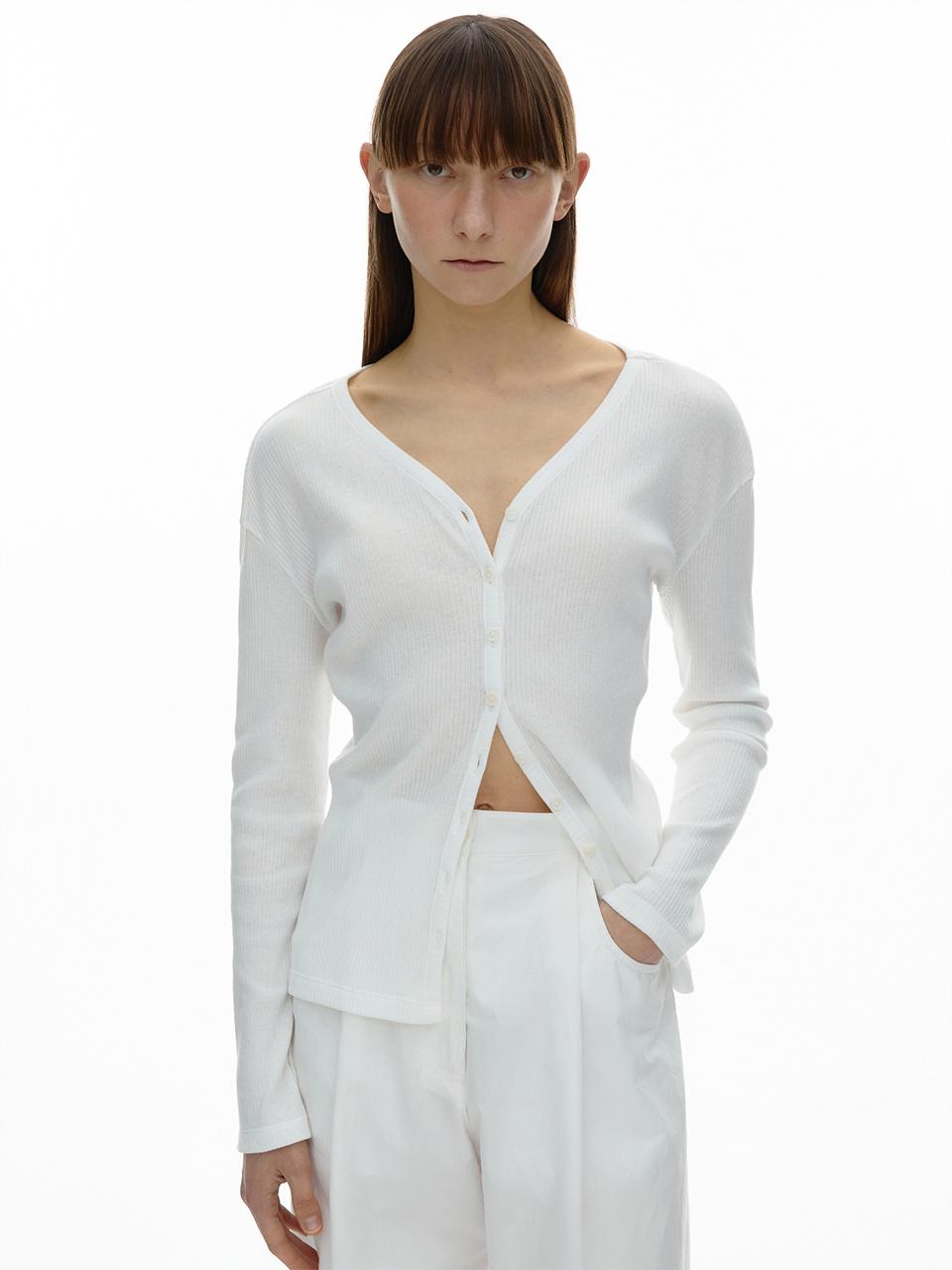 septim WASHABLE SUMMER CARDIGAN_OFF WHITE