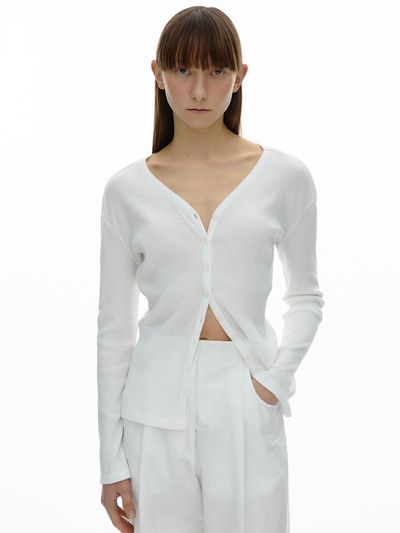 septim WASHABLE SUMMER CARDIGAN_OFF WHITE