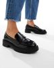 SEQWL SEQWL Alfa chunky loafers in black - 1