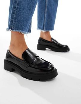 SEQWL SEQWL Alfa chunky loafers in black